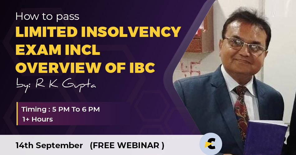 How to pass Limited insolvency exam incl overview of IBC